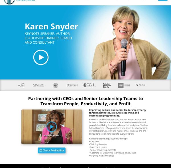 divi theme karen-snyder-website-project by dev naymul thumb